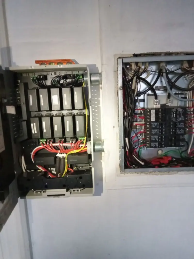 Electrical panel upgrade completed for Indoor Lighting Installation in Capitol View